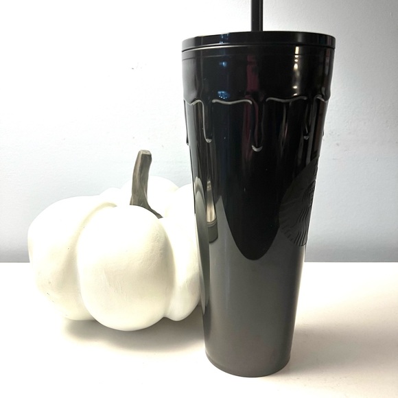NWT, Starbucks Black Slime Venti Tumbler 2024 Halloween Release - Picture 2 of 3